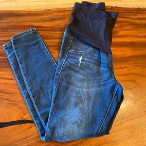 Maternity jeans, full panel